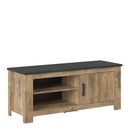 Rapallo Chestnut and Grey 1 Door TV Unit by Lavishway | TV Units Cabinets-35095