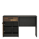 Brooklyn Walnut 1 Door & 1 Drawer Desk by Lavishway | Walnut Desks