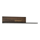 Brooklyn Walnut & Dark Matera Grey Wall Shelf by Lavishway | Wall Shelf