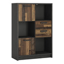 Brooklyn 2 Doors & 2 Drawers Low Bookcase by Lavishway | Bookcases & Shelves