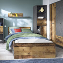 Brooklyn Walnut 2 Doors & 2 Drawers Wardrobe by Lavishway | Wardrobes