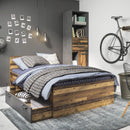 Brooklyn Walnut & Matera Grey Underbed Drawer by Lavishway | Bed Drawer