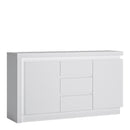 Lyon 2 Door 3 Drawer LED Lighting Sideboard by Lavishway | Sideboards