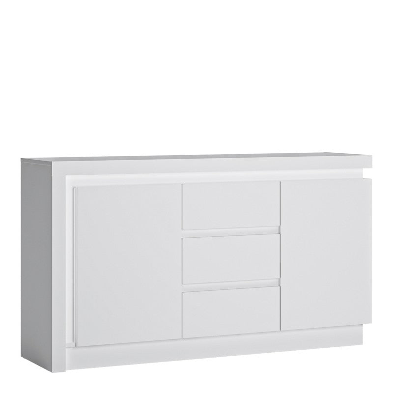 Lyon 2 Door 3 Drawer LED Lighting Sideboard by Lavishway | Sideboards