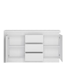 Lyon 2 Door 3 Drawer LED Lighting Sideboard by Lavishway | Sideboards