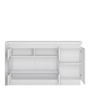 Lyon 3 Door Glazed LED Lighting Sideboard by Lavishway | Sideboards