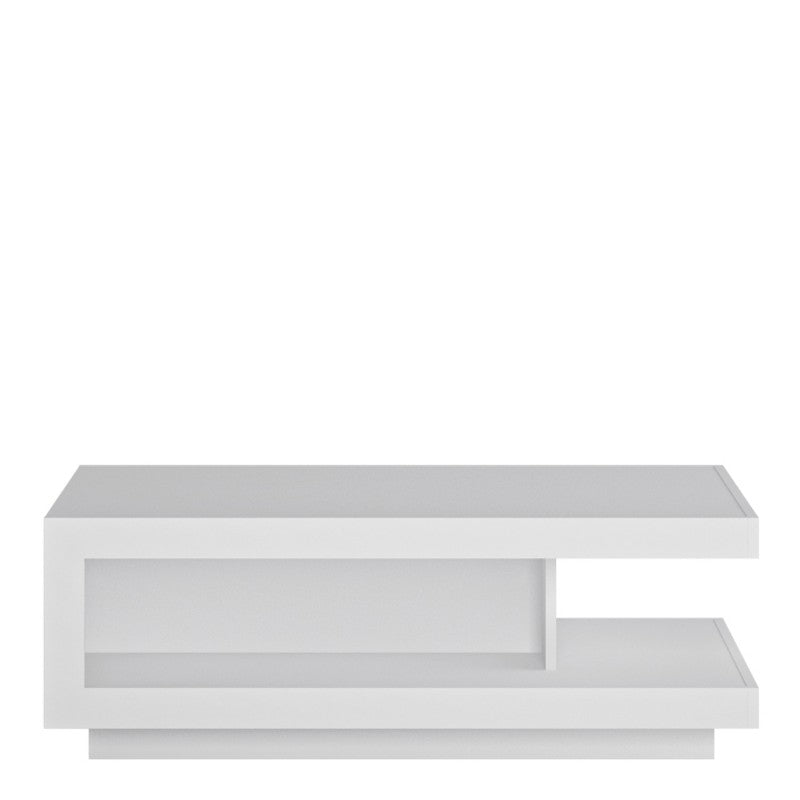 Lyon Designer White & High Gloss Coffee Table by Lavishway | Coffee Table