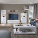 Lyon Designer White & High Gloss Coffee Table by Lavishway | Coffee Table