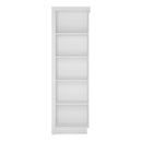 Lyon Right-Handed High Gloss Wooden Bookcase by Lavishway | Bookcases & Shelves