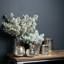 Silver Medium Foil Effect Candle Holder by Lavishway | Candle Holders-39584