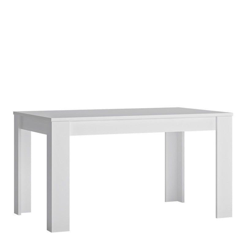 Lyon White High Gloss Extending Dining Table by Lavishway | Dining Tables