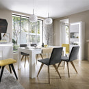 Lyon White High Gloss Extending Dining Table by Lavishway | Dining Tables