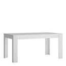 Lyon White High Gloss Extending Dining Table by Lavishway | Dining Tables