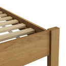 Oregon Rustic Oak Finish Bed Frame by Lavishway | Wooden Beds-36262