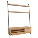 Swellegant Oak Bookcase and TV Unit by Lavishway | TV Units Cabinets-36620