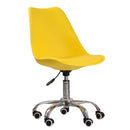 Orsen Yellow Comfy Swivel Office Chair by Lavishway | Faux Chairs-35742