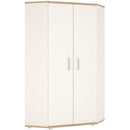 4Kids Corner Wardrobe with Lilac Handles by Lavishway | Wardrobe-44986