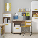 4Kids Computer Desk in Oak & White by Lavishway | Oak Wood Desks-44804