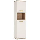 4Kids Tall Cabinet with Orange Handles by Lavishway | Book Shelves and Cabinets-44857