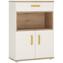4Kids Tall Cupboard with Orange Handles by Lavishway | Cupboards & Cabinets-44847