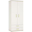 4Kids Wardrobe with Lemon Handles by Lavishway | Wardrobe-44916