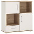 4Kids Wide Cupboard with Lilac Handles by Lavishway | Cupboards & Cabinets-44957