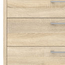 Prima Oak 4 Drawers Bookcase With 2 Shelves by Lavishway | Book Shelves and Cabinets-29113