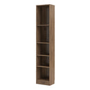 Basic Tall Narrow Bookcase With 4 Shelves by Lavishway | Book Shelves and Cabinets-30702
