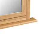 Chunky Oak Trinket Dressing Table Mirror by Lavishway | Table Mirrors-32584