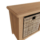 Guildford Solid Oak Hall Bench by Lavishway | Benches & Storage Benches-32038