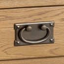 Chunky Solid Oak 1 Drawer Lamp Table by Lavishway | Side Tables-32781