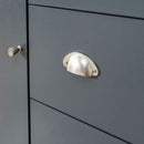 Slate Blue 3 Drawers 1 Door Slim Sideboard by Lavishway | Sideboards-39272