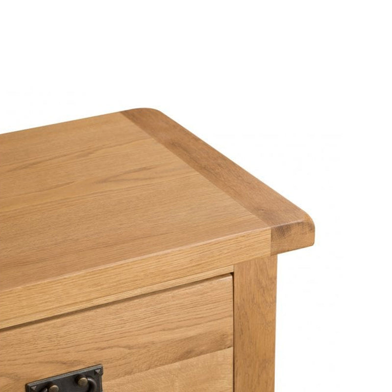 Chunky Solid Oak 4 Doors Wooden Sideboard by Lavishway | Sideboards-30749