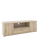 Match Oak Finish 3 Drawers TV Unit by Lavishway | TV Units Cabinets-29442