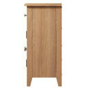 Guildford Solid Oak 2 Doors Small Sideboard by Lavishway | Sideboards-36712