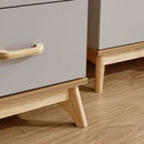 Grey Painted 2 Drawer Bedside Cabinet by Lavishway | Bedside Tables-43466