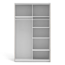 Verona Truffle Oak Finish Sliding Wardrobe by Lavishway | Wardrobe-28640