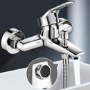 Chrome Finish Bathtub Tap & Hand Shower Set by Lavishway | Bathtub Faucets-49580