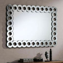Rectangular Silver Wall Mirror by Lavishway | Wall Mirrors-41615
