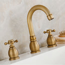 Antique Bronze 3 Hole Widespread Bathroom Tap by Lavishway | Bathroom Faucet-48876