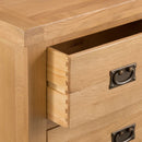 Chunky Solid Oak 3 Over 4 Chest of Drawer by Lavishway | Chest Of Drawers-32791