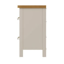 Rutland Dove Grey 2 Drawer Bedside Cabinet by Lavishway | Bedside Tables-31351