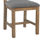 Heirloom Natural Oak Dining Chair Set of 2 by Lavishway | Dining Chairs-35918