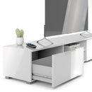 Match White High Gloss 2 Drawers TV Unit by Lavishway | TV Units Cabinets-29457