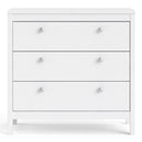 Madrid White Wooden 3 Chest Of Drawers by Lavishway | Chest Of Drawers-29520