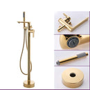 Floor Standing Bathtub Tap & Hand Shower by Lavishway | Bathtub Faucets-49508