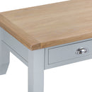 Tattershall Oak Top Grey Large Coffee Table by Lavishway | Coffee Tables-33082