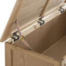 Nordic Classic Style Oak Blanket Box by Lavishway | Benches & Storage Benches-32322