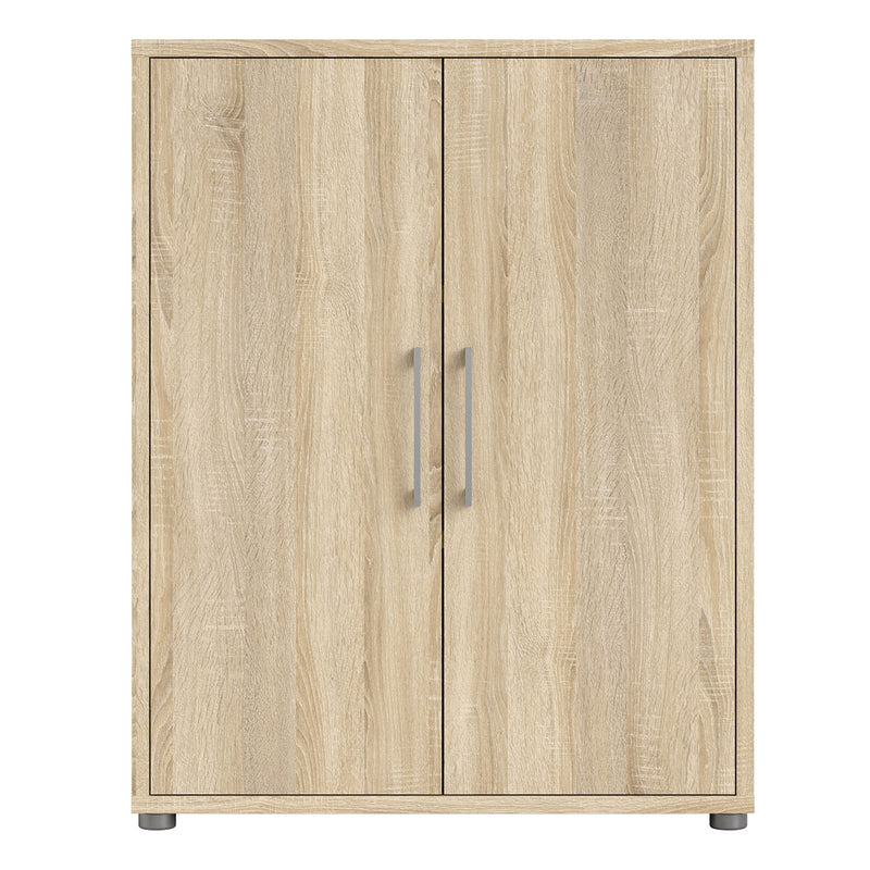 Prima Oak Finish 2 Doors Cabinet by Lavishway | Filing Cabinets-29043