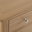 Nordic Oak Large 3 Drawers Bedside Cabinet by Lavishway | Bedside Tables-32266